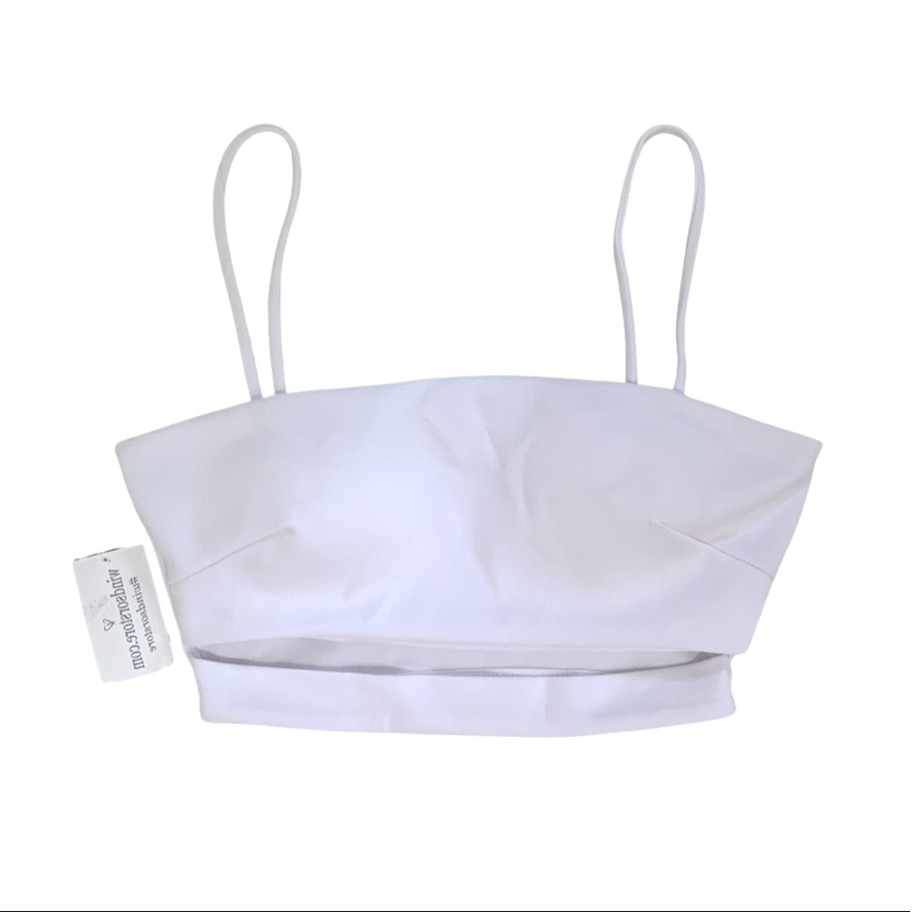 NWT Windsor White Crop Top